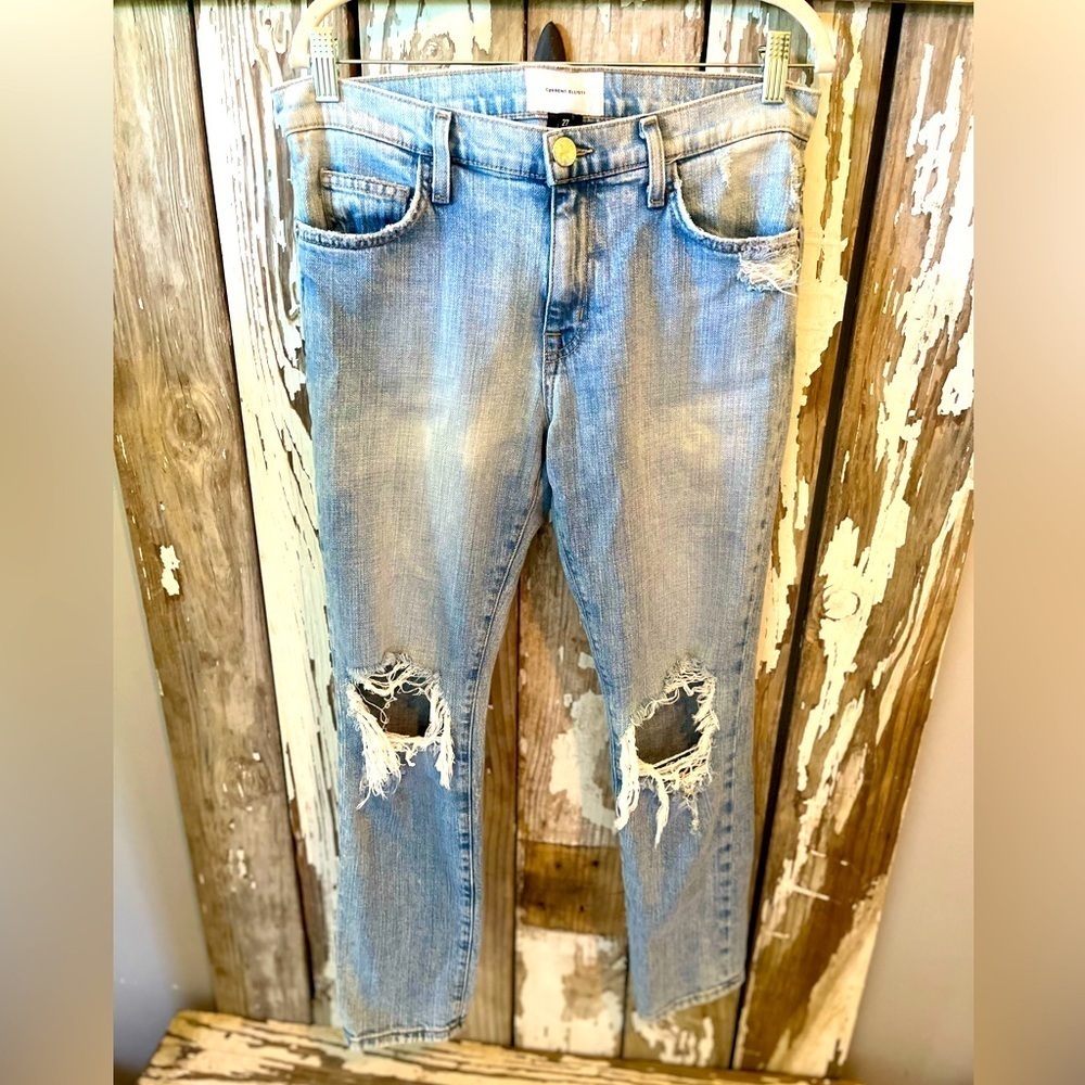Current Elliot Distressed jeans The Flying Nova size 27